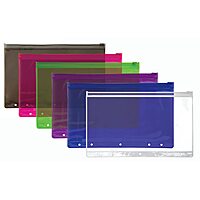 Office Depot® Brand Vinyl Storage Pouch, Assorted Colors