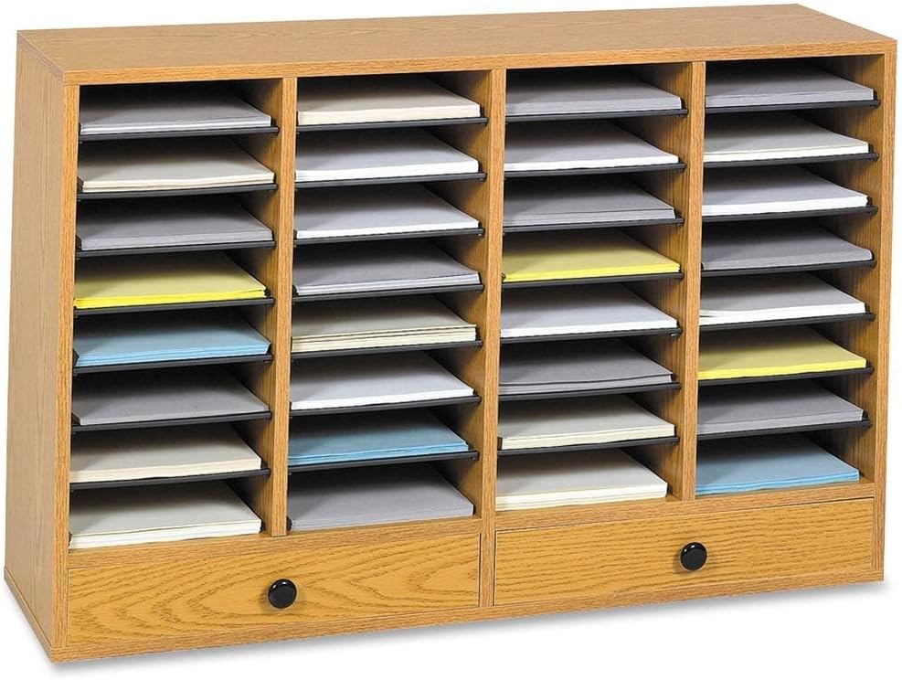 SAFCO Wood Adjustable Literature Organizer