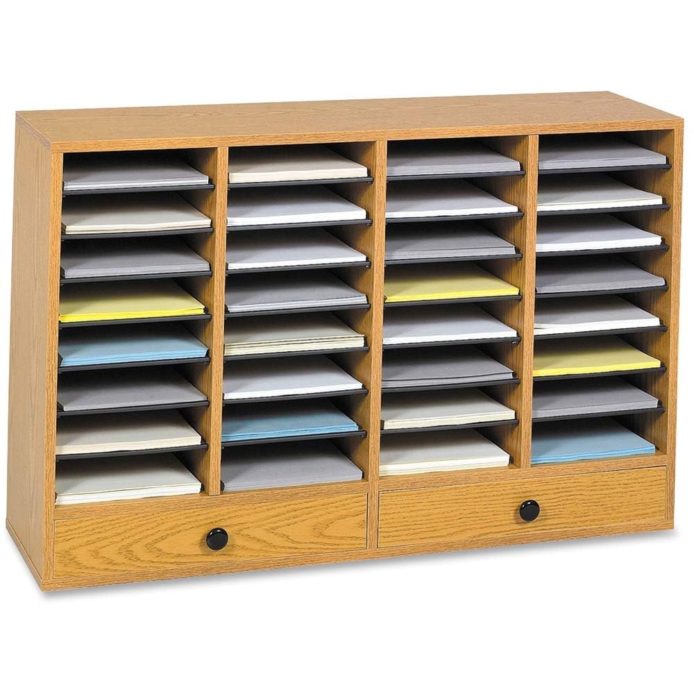 SAFCO Wood Adjustable Literature Organizer