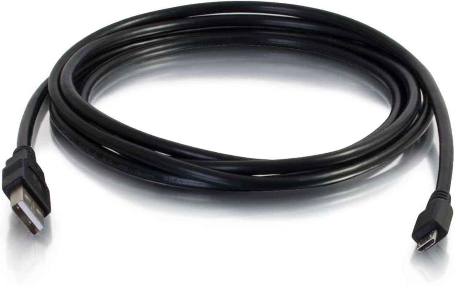 C2G Legrand USB A to B Cable, Male to Male USB Cable, Micro USB Cable, 2 Meters (6.56 Foot) Data Transfer Cable