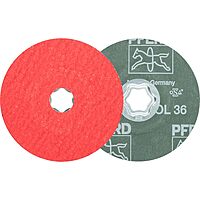 PFERD COMBICLICK® Fiber Discs and Backing Pads for Angle Grinders