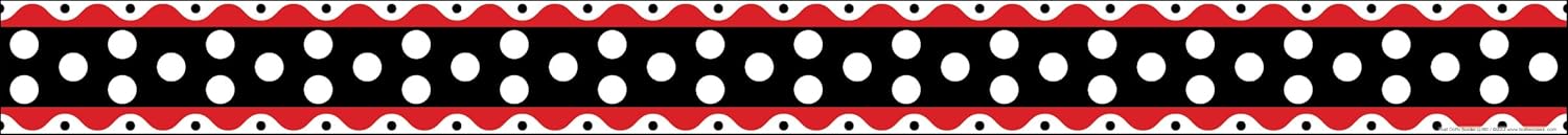 BARKER CREEK Double-Sided Bulletin Board Borders, 3" x 35", 12-Pack