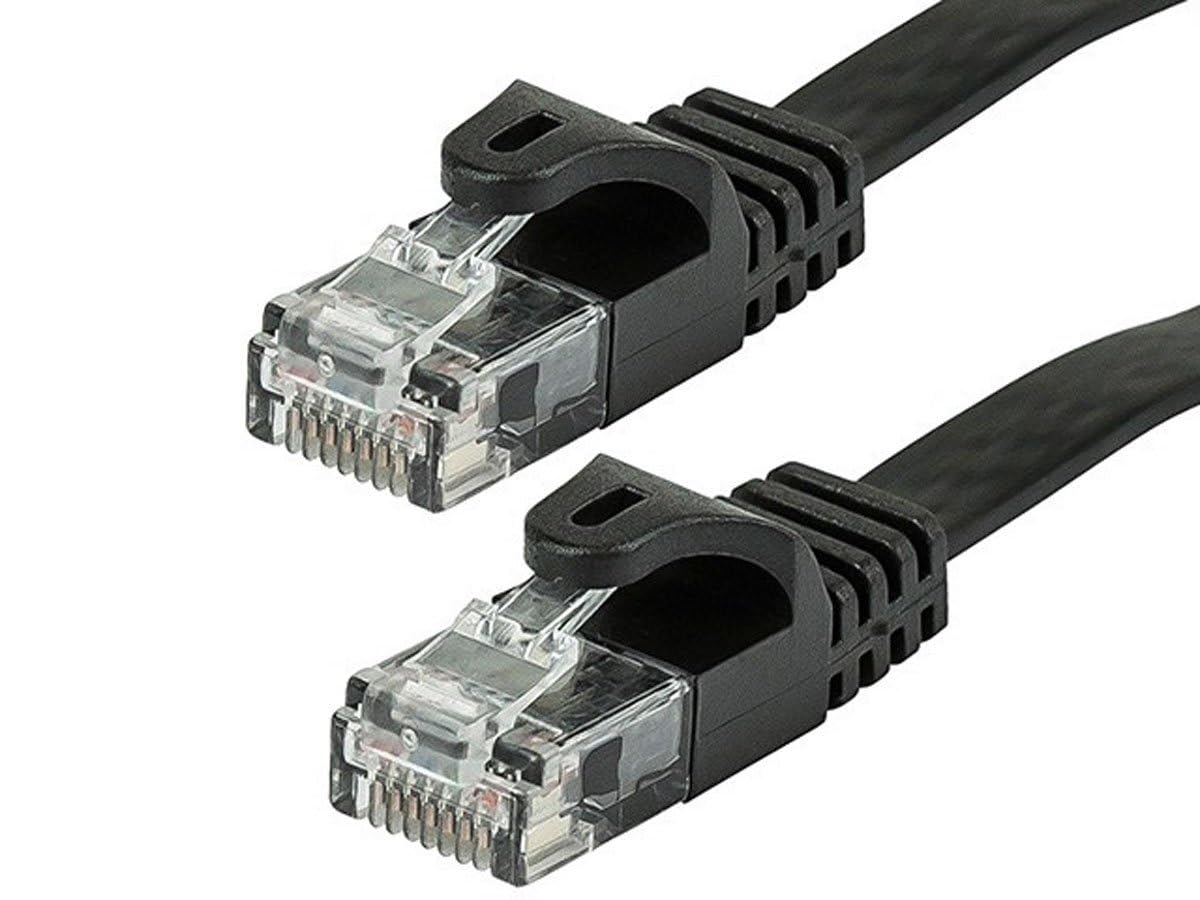 MONOPRICE Cat5e Flat Patch Cable UTP 30AWG Snagless RJ45