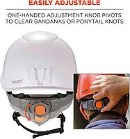 ERGODYNE Skullerz 8974 Class E Type 1 Safety Helmet