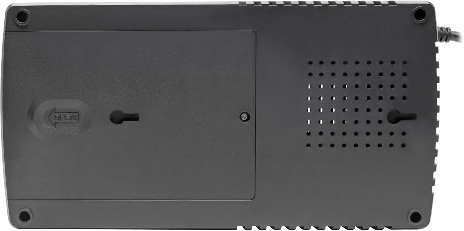 Tripp Lite Ultra-Compact Line Interactive UPS with AVR and Surge Protection, 8 Outlets