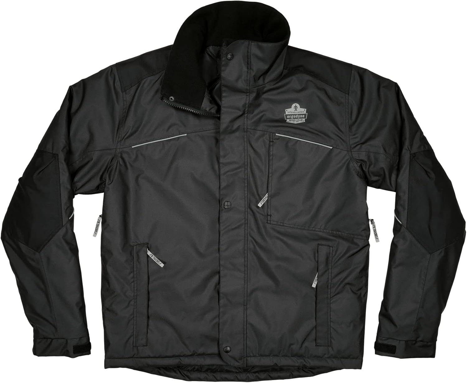 ERGODYNE N-FERNO 6467 Winter Work Jacket, Workwear Outerwear, Thermal Insulation, Removable Hood