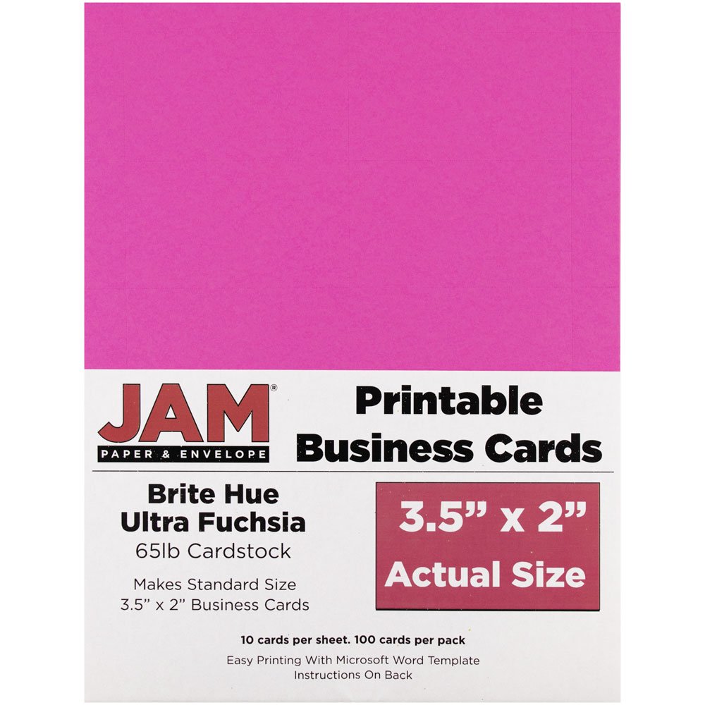 JAM PAPER Printable Business Cards