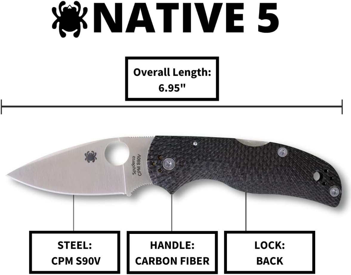 Spyderco Native 5 Folding Knife with 2.95" Blade