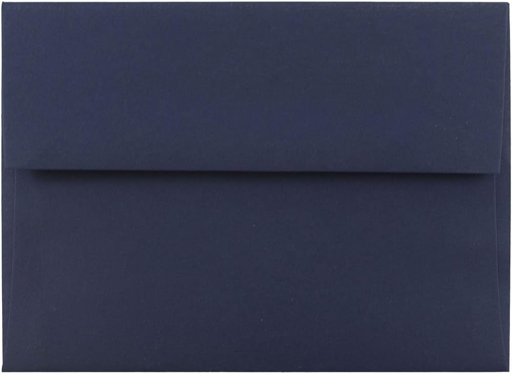 JAM PAPER Navy Blue Premium Invitation Envelopes - 25/Pack