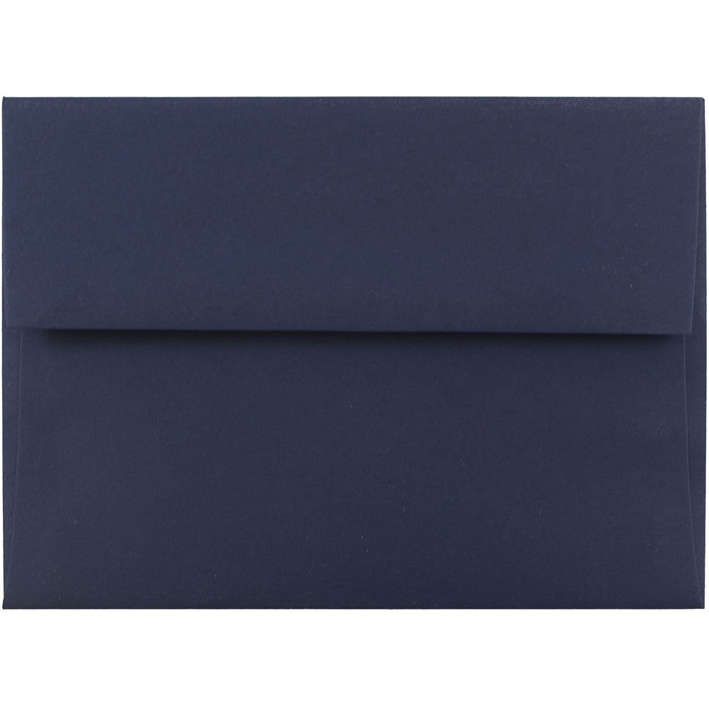 JAM PAPER Navy Blue Premium Invitation Envelopes - 25/Pack