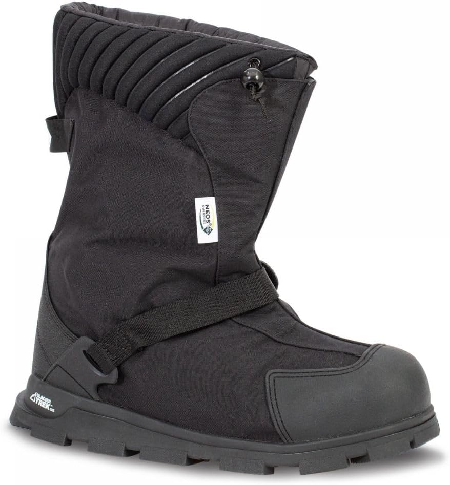 NEOS Explorer Insulated Overshoe with Glacier Trek SPK Cleats - Black, 4X-Large