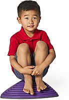 GONGE River Stones - Kids Play Stepping Stones for Balance and Coordination, Non-Slip, Stackable, Indoor/Outdoor, Set of 6