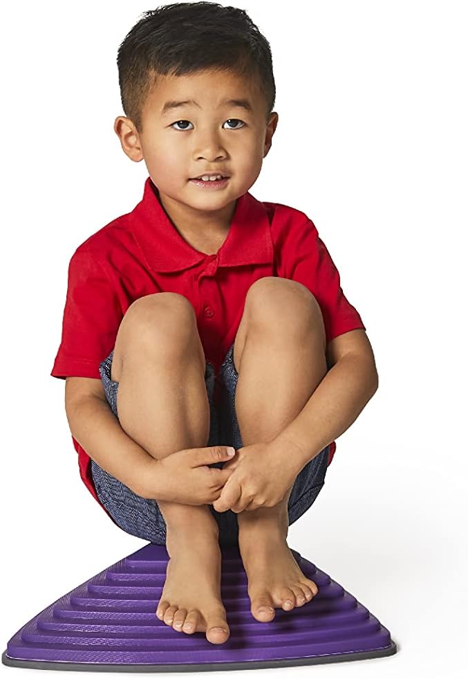 GONGE River Stones - Kids Play Stepping Stones for Balance and Coordination, Non-Slip, Stackable, Indoor/Outdoor, Set of 6