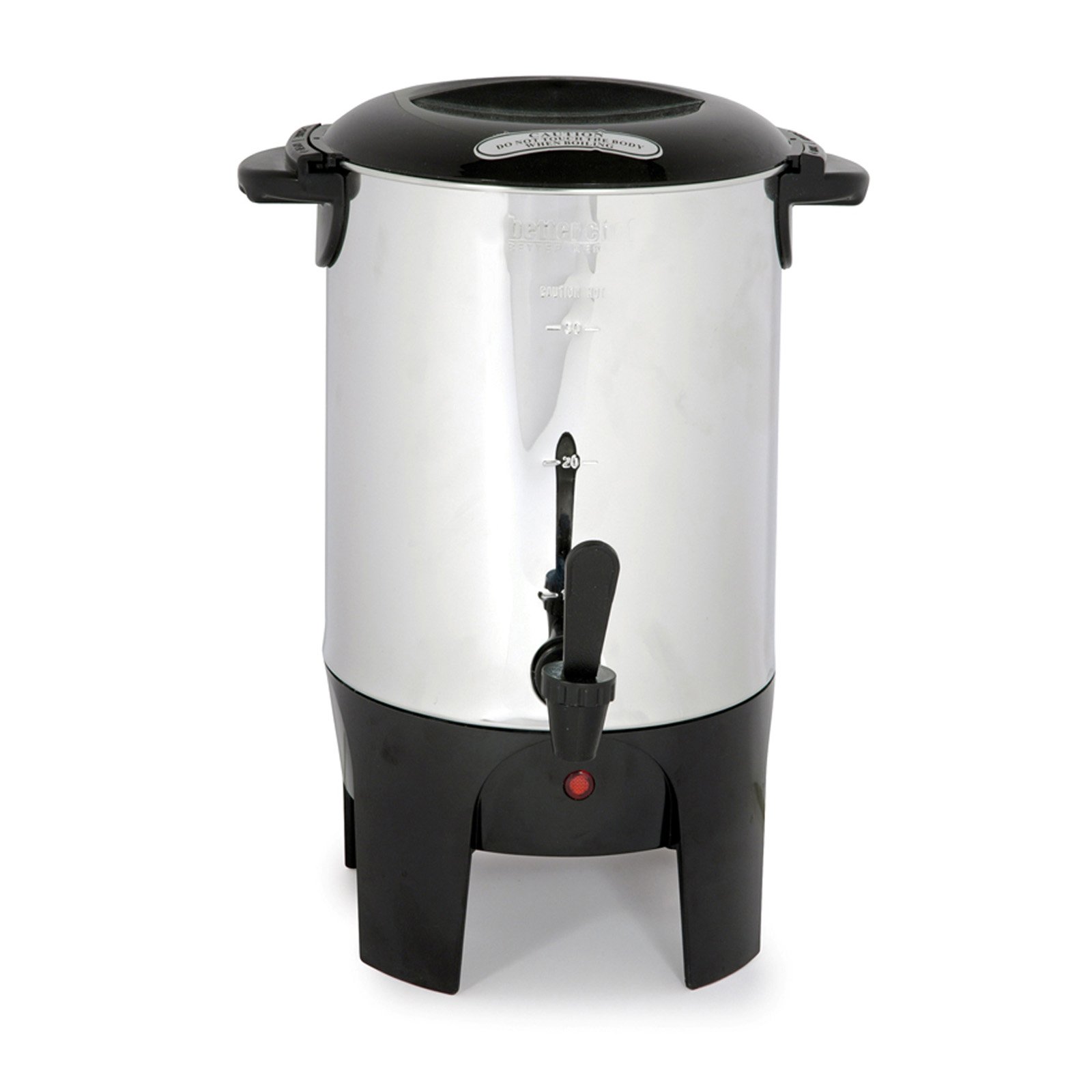 Better Chef 30-Cup Coffeemaker, Silver