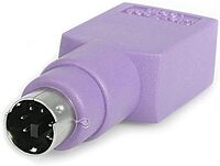 StarTech.com Replacement USB Keyboard to PS/2 Adapter - F/M - Connect a USB Keyboard to a computer through a PS/2 port