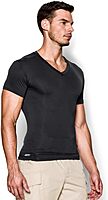 UNDER ARMOUR Men's HeatGear Tactical V-neck Compression Short-sleeve T-shirt