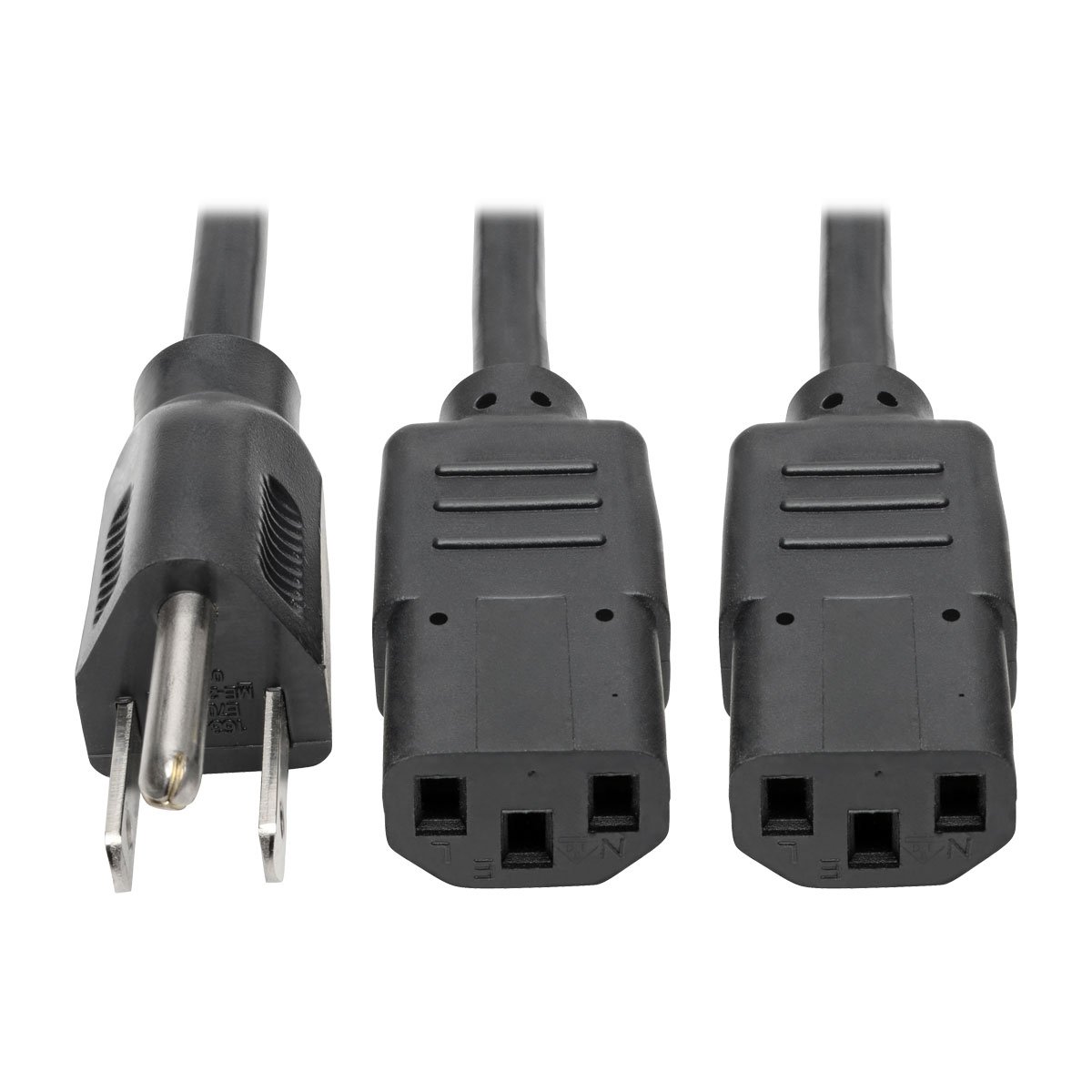TRIPP LITE Computer Power Cord NEMA 5-15P to IEC-320-C13