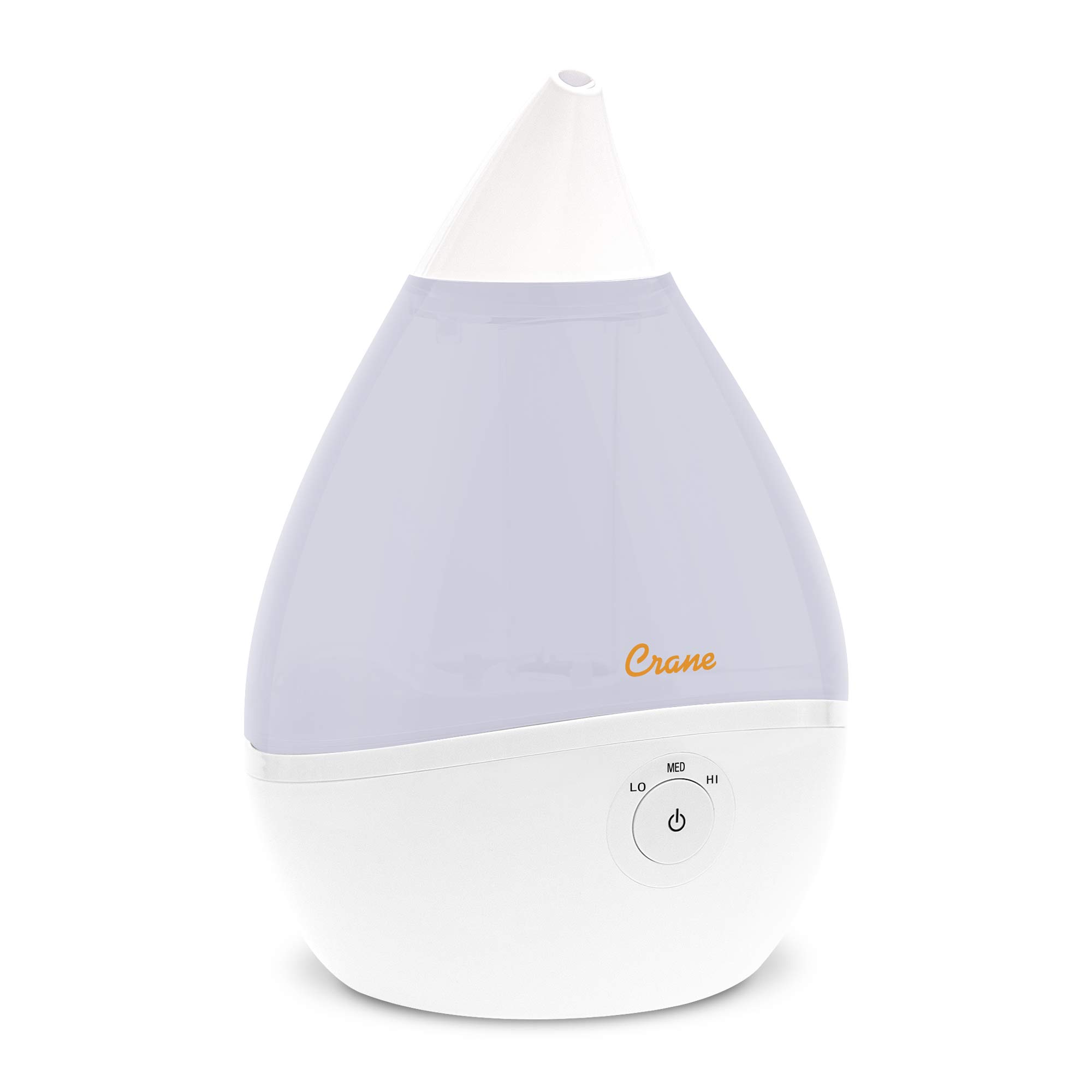 CRANE Droplet/Teardrop Ultrasonic Cool Mist Humidifier, 0.5 Gallon