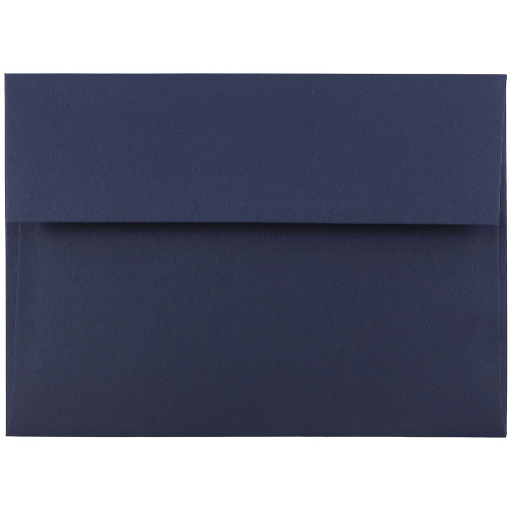 JAM PAPER Navy Blue Premium Invitation Envelopes - 25/Pack