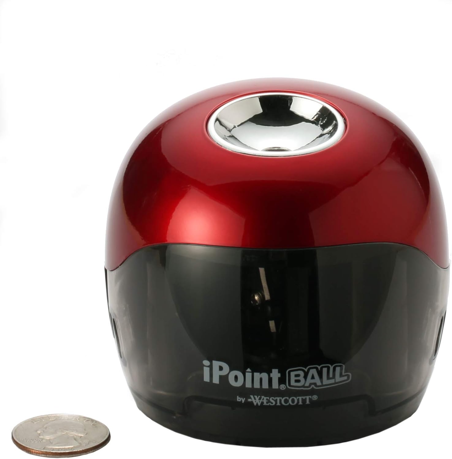 Westcott iPoint Ball Battery Pencil Sharpener Single iPoint Ball