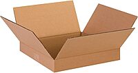 SI Products 13-Inch x 13-Inch x 2-Inch Shipping Box, 200#/ECT, 25/Bundle (13132)