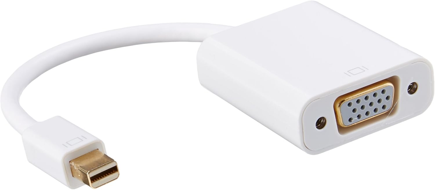 Belkin Mini DisplayPort to VGA Adapter, 1 ft, White (F2CD049B)