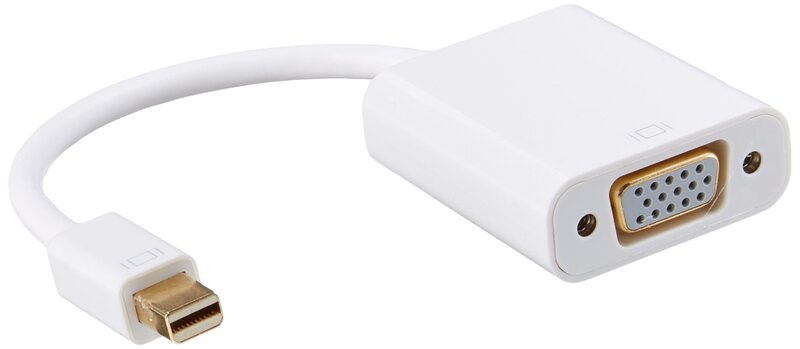Belkin Mini DisplayPort to VGA Adapter, 1 ft, White (F2CD049B)