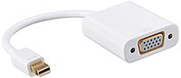 Belkin Mini DisplayPort to VGA Adapter, 1 ft, White (F2CD049B)