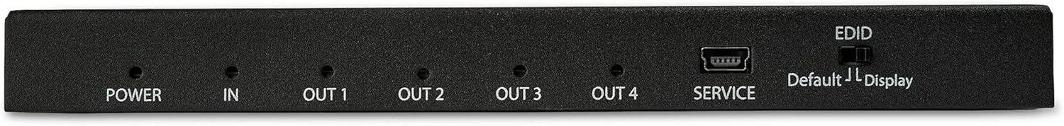 StarTech.com HDMI Splitter - 4-Port - 4K 60Hz - HDMI Splitter 1 In 4 Out - 4 Way HDMI Splitter