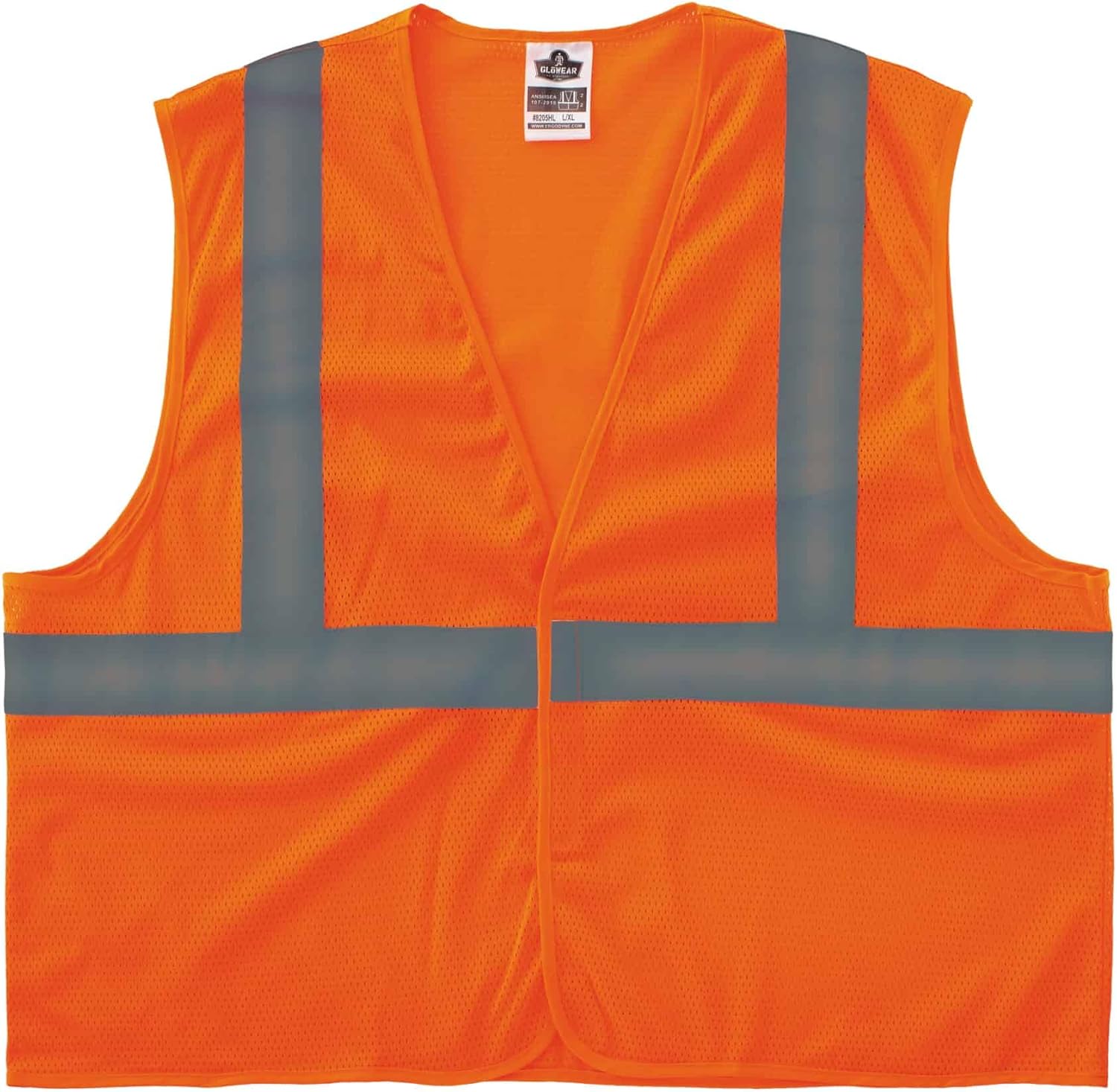 Ergodyne GloWear 8205HL Type R Class 2 Super Econo Mesh Safety Vest