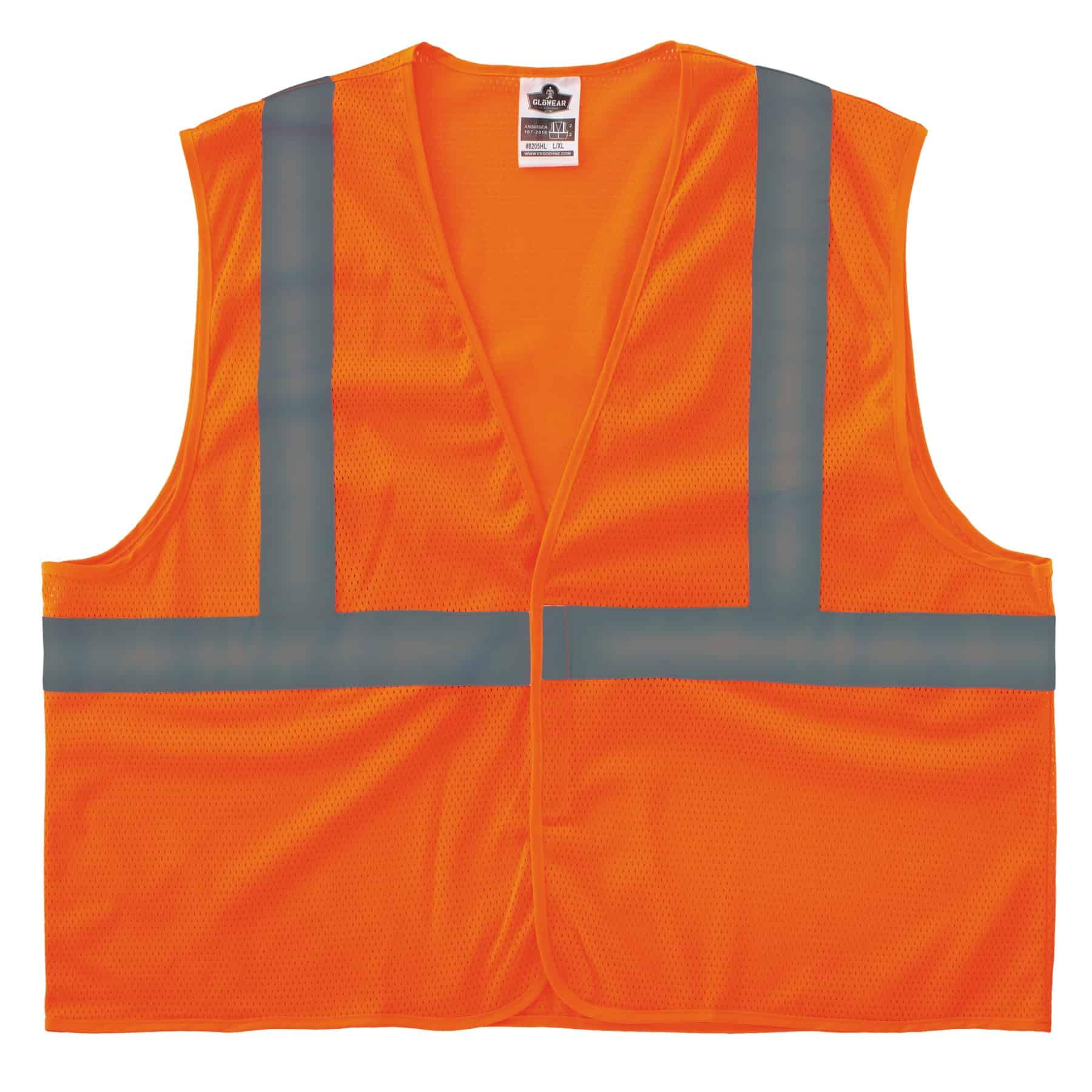 Ergodyne GloWear 8205HL Type R Class 2 Super Econo Mesh Safety Vest