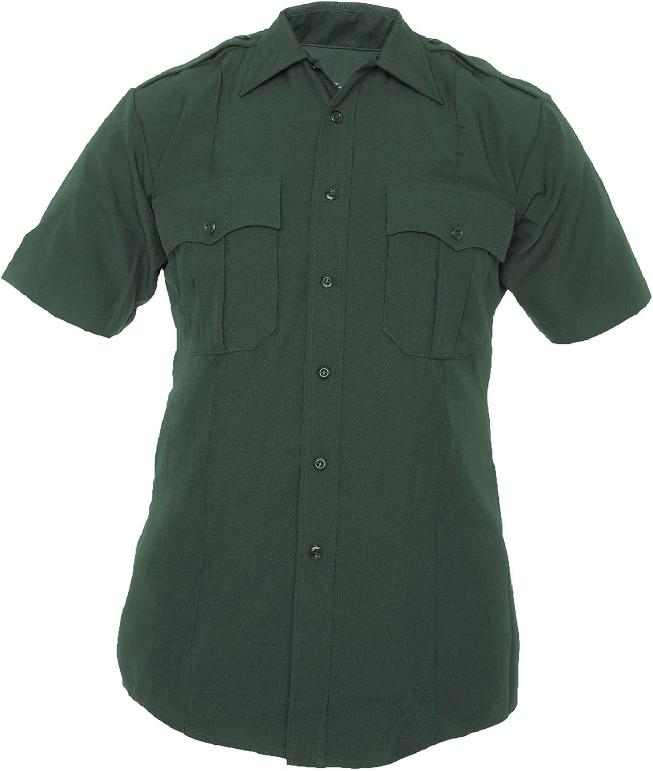 Elbeco TexTrop2 Zippered Short Sleeve Polyester Shirt - Men's