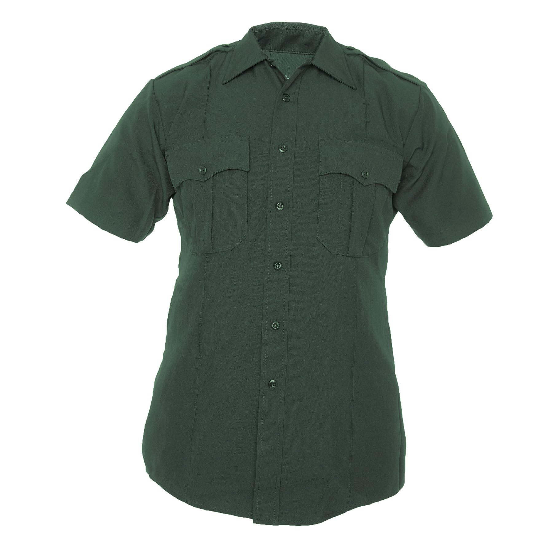 Elbeco TexTrop2 Zippered Short Sleeve Polyester Shirt - Men's