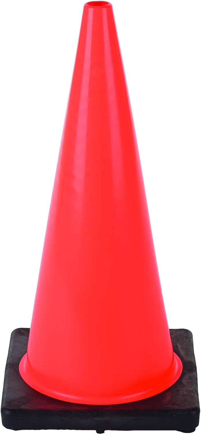CORTINA PVC Traffic Cone with Black Base