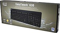 Easy Touch 630Ub, Wired Waterproof Keyboard (AKB-630UB), Black
