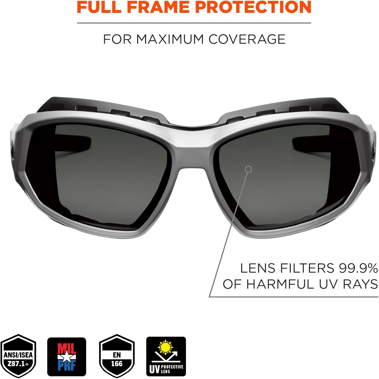 Ergodyne Skullerz Loki Convertible Anti-Fog Safety Glasses