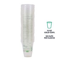 ECO-PRODUCTS GreenStripe Clear Compostable PLA Cold Cups