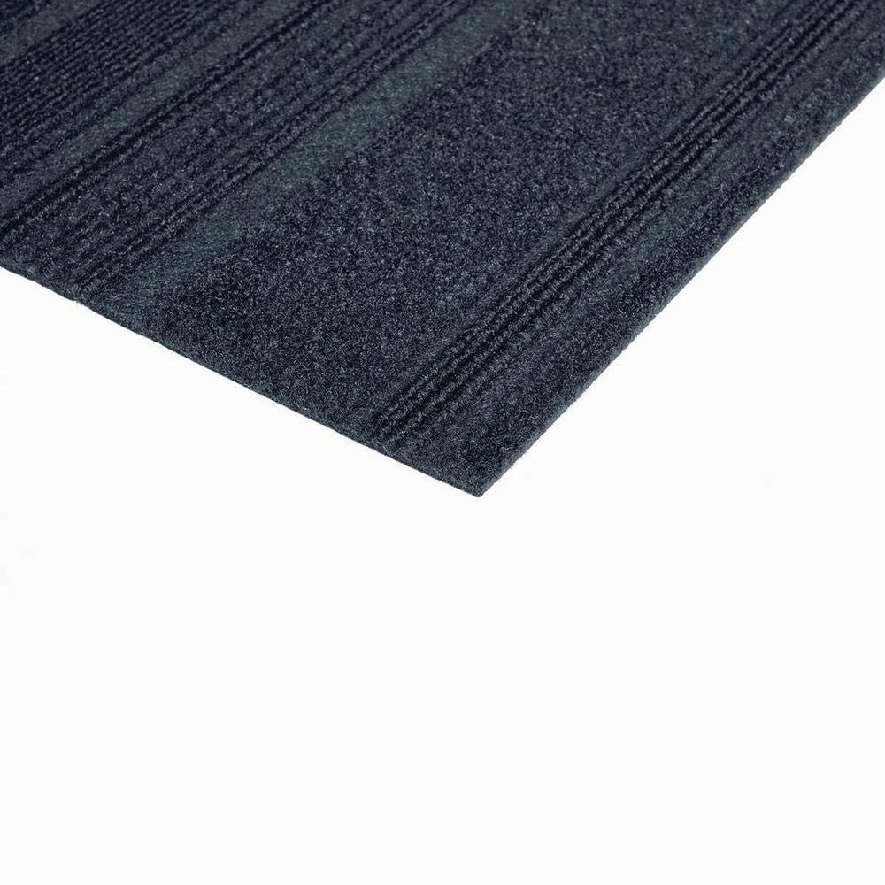 Foss Peel and Stick First Impressions Barcode Rib O. Blue 24 in. x 24 in. Commercial Carpet Tile (15 Tiles/Case)