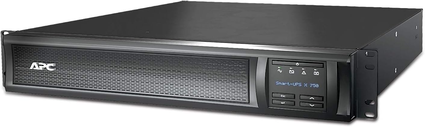 APC Network UPS, 750VA Smart-UPS Sine Wave UPS with Extended Run Option, SMX750C, Tower/2U Rackmount Convertible