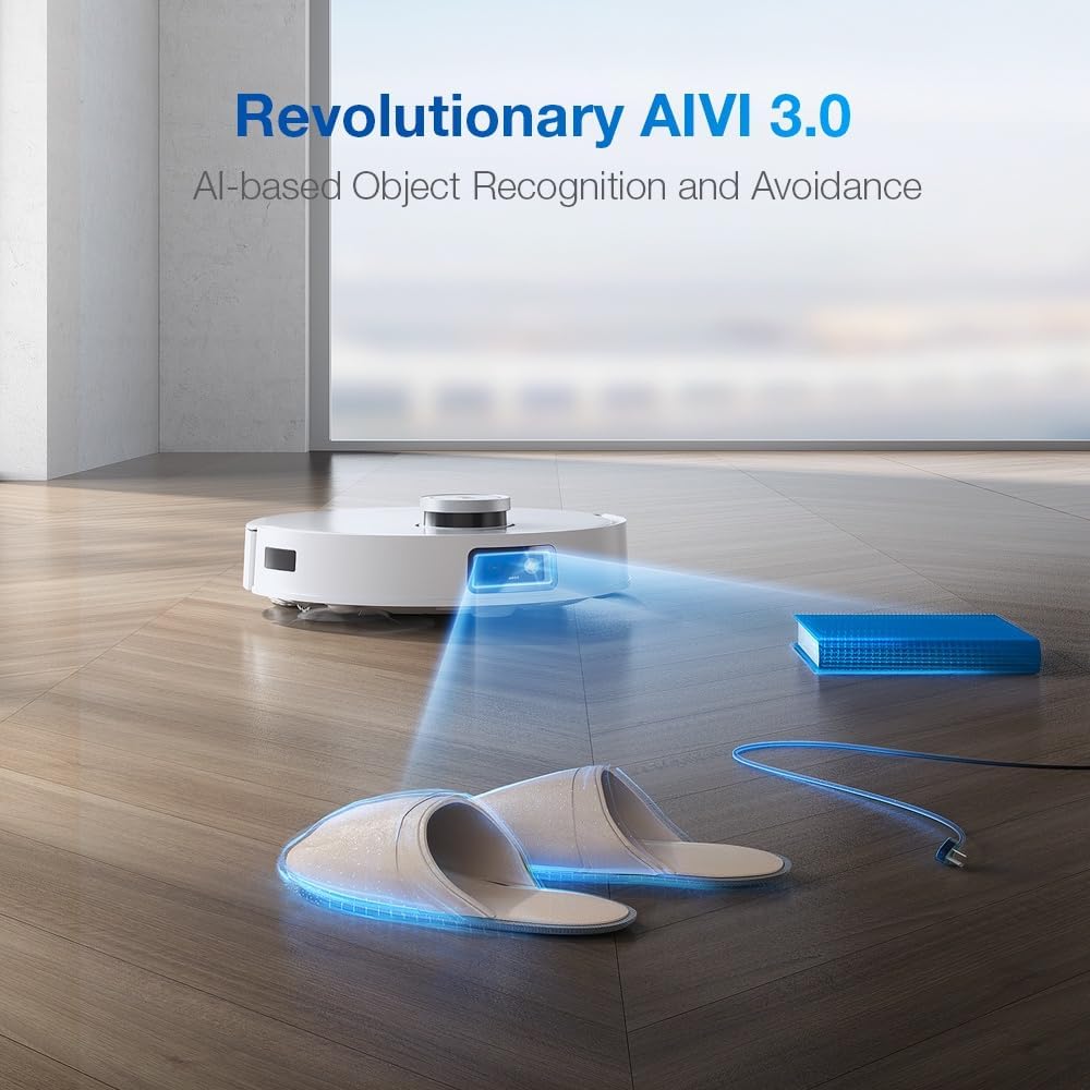 Ecovacs DEEBOT T10 Robot Vacuum Cleaner - 3000Pa, 260min Runtime‚ AI Avoidance