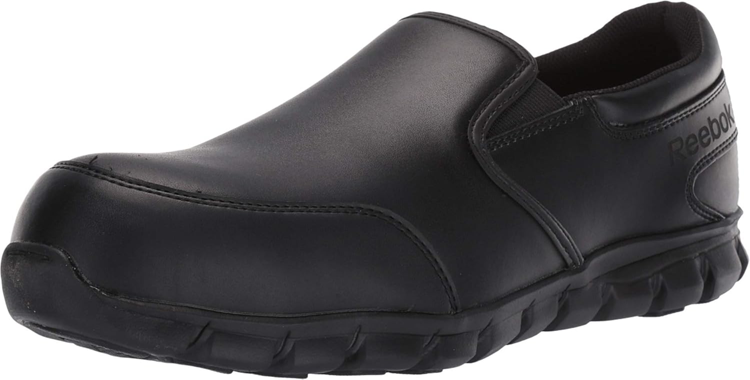 REEBOK Sublite Cushion Composite Toe ESD Slip-On Work Shoe