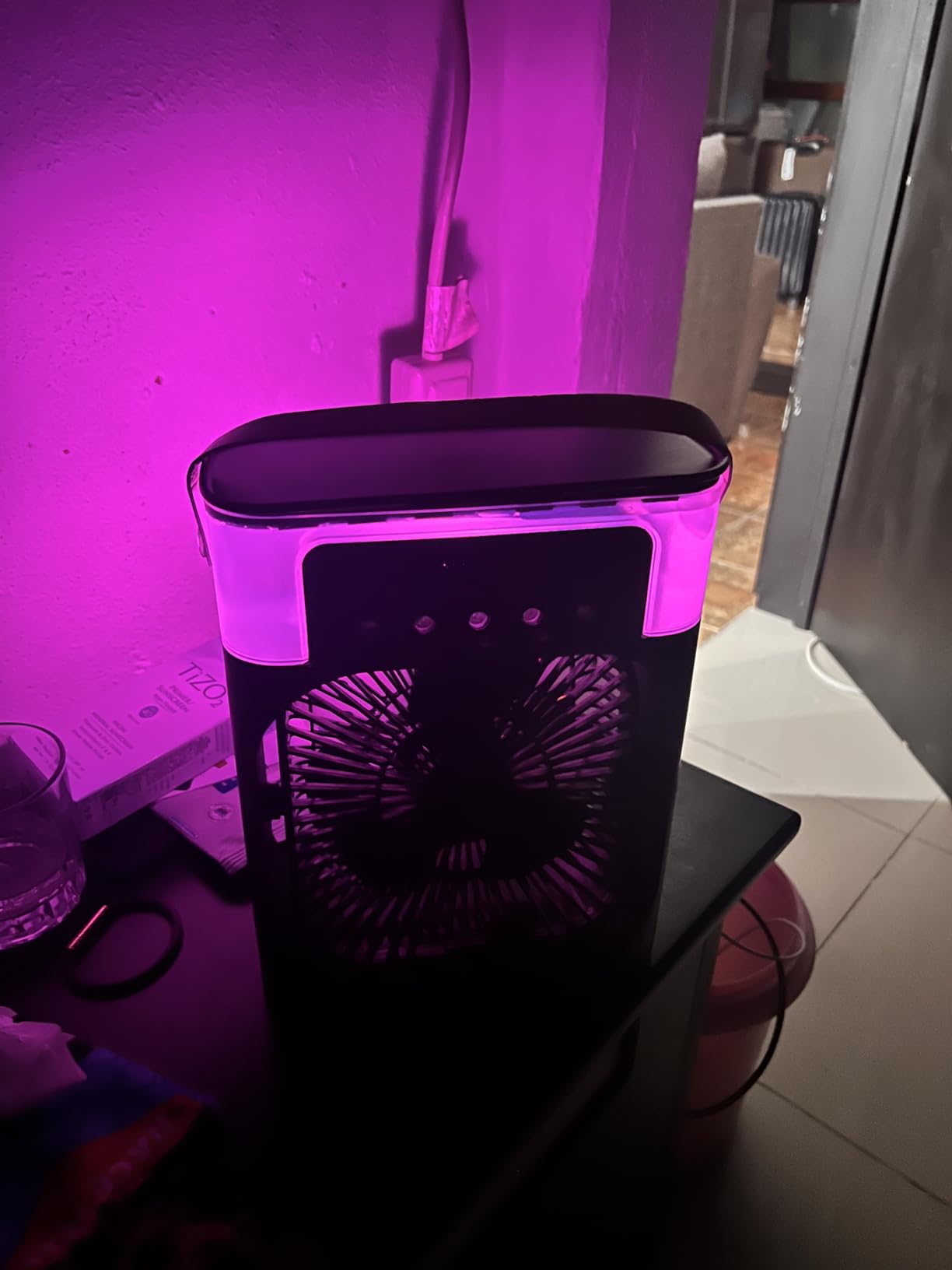 Ventilador Portatil,Mini Enfriador de Aire Por Evaporación,Refrigeración