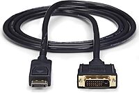 StarTech.com 6ft (1.8m) DisplayPort to DVI Cable, DP to DVI-D Video Adapter Converter Cable, Replacement for DP2DVIMM6 6 feet