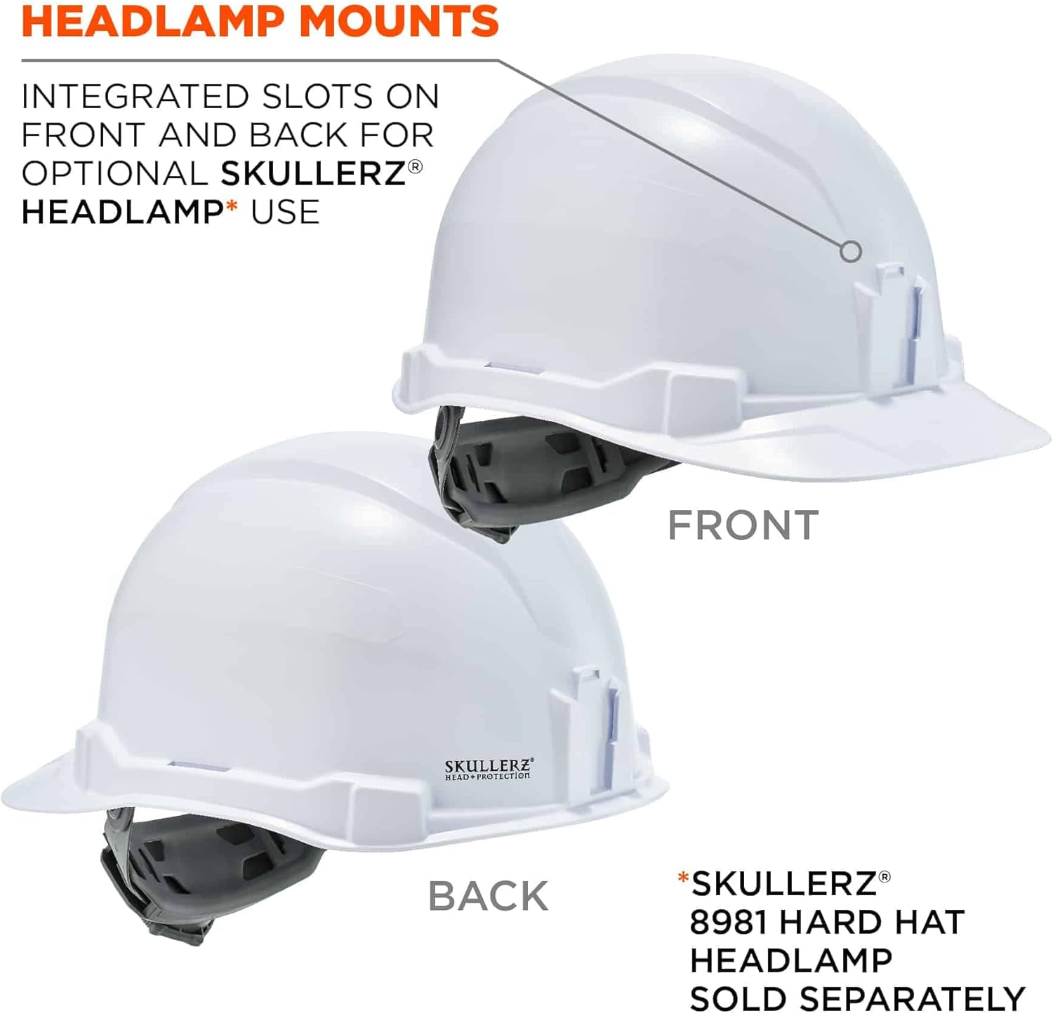 ERGODYNE Skullerz 8970 Class E Cap-Style Hard Hat with Ratchet Suspension