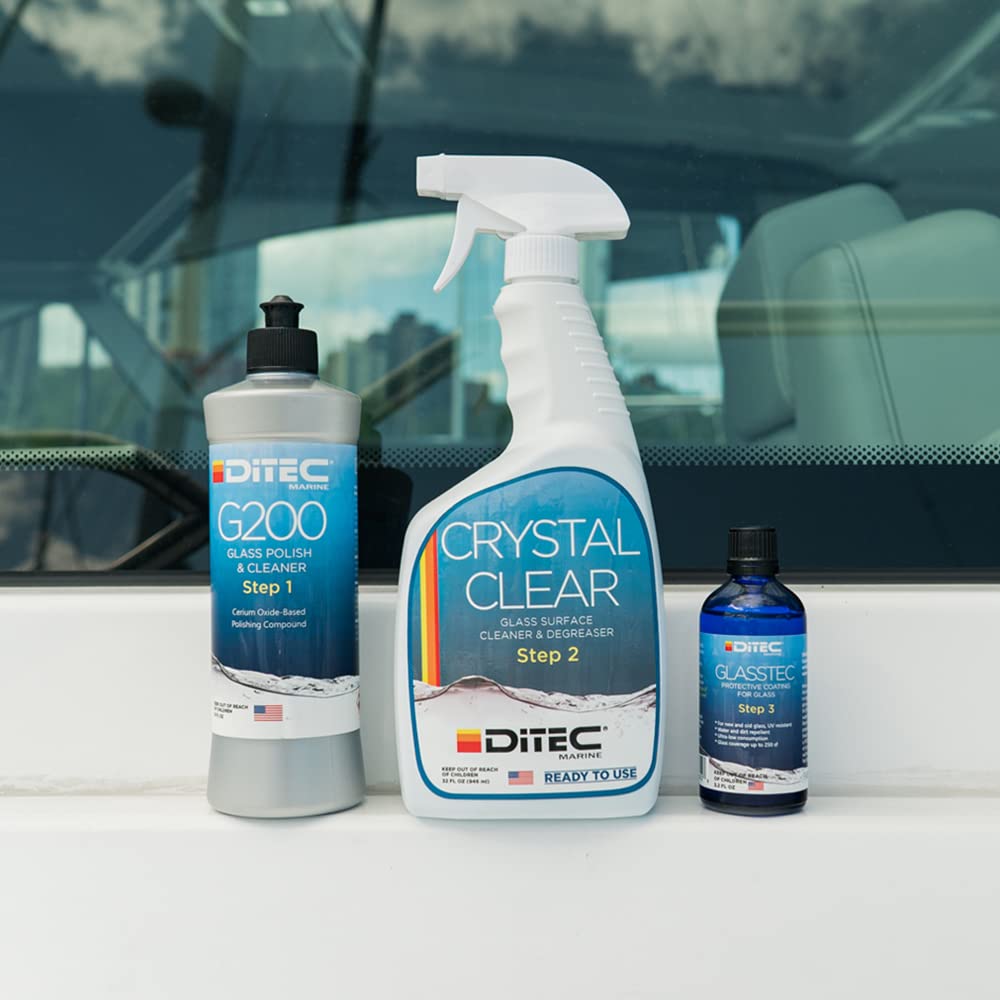 Marine Glasstec | Long-Lasting Protective Coating for Glass Surfaces (3.2 OZ)