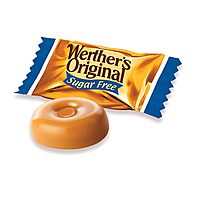 Werthers Original Sugar-Free Caramel Hard Candies, 7.7 Oz, Pack Of 2 Bags