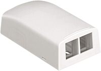 Panduit NK2BXWH-A 2-Port Surface Mounting Box for LD3/LD5 Fitting, White