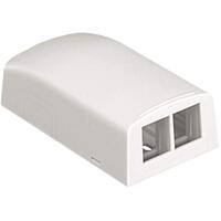 Panduit NK2BXWH-A 2-Port Surface Mounting Box for LD3/LD5 Fitting, White