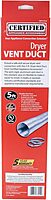 Certified Appliance Accessories Semi-Rigid Aluminum Dryer Vent Duct