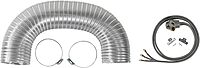 Certified Appliance Accessories CERT77004 Electric Dryer Duct Kit with 5 Foot Vent Duct and 6 Foot 3-Wire 30 Amp Power Cord